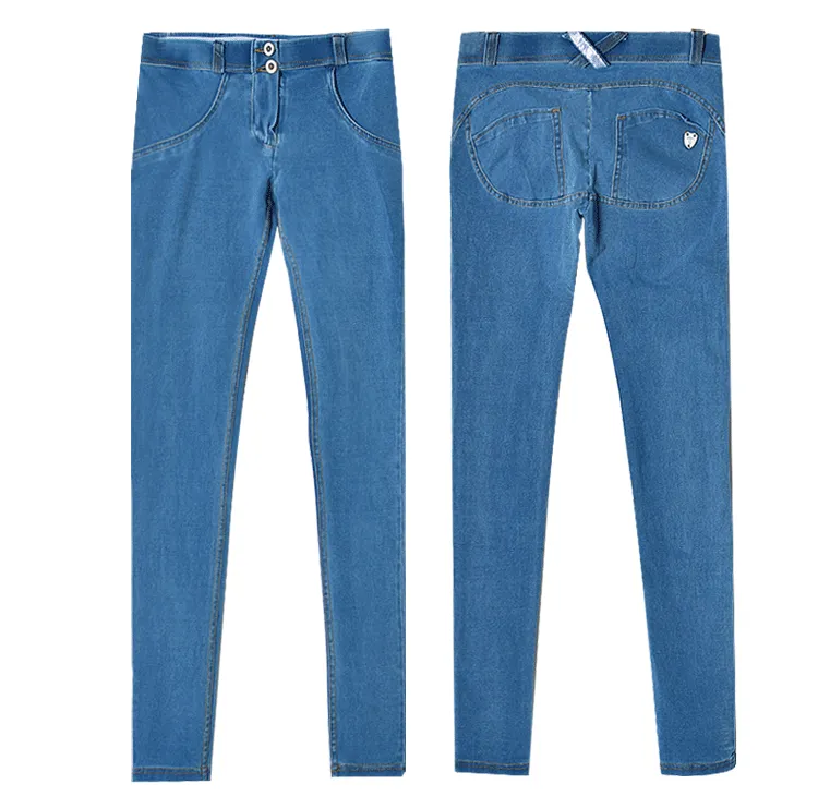 Super Stretch Comfortable Low Waist Denim Trousers