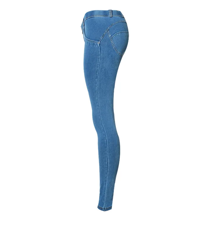 Super Stretch Comfortable Low Waist Denim Trousers