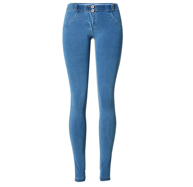 Super Stretch Comfortable Low Waist Denim Trousers