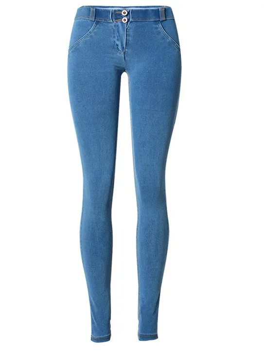 Super Stretch Comfortable Low Waist Denim Trousers