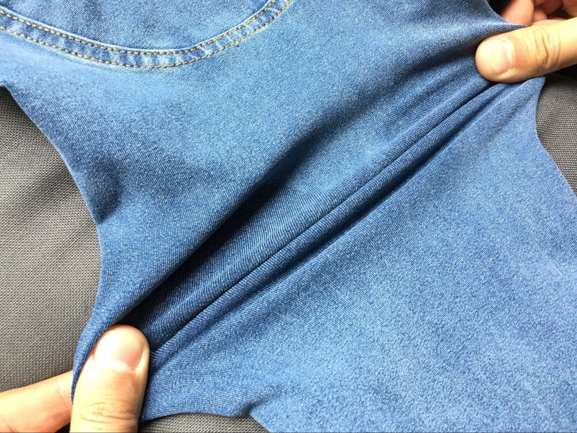 Super Stretch Comfortable Low Waist Denim Trousers