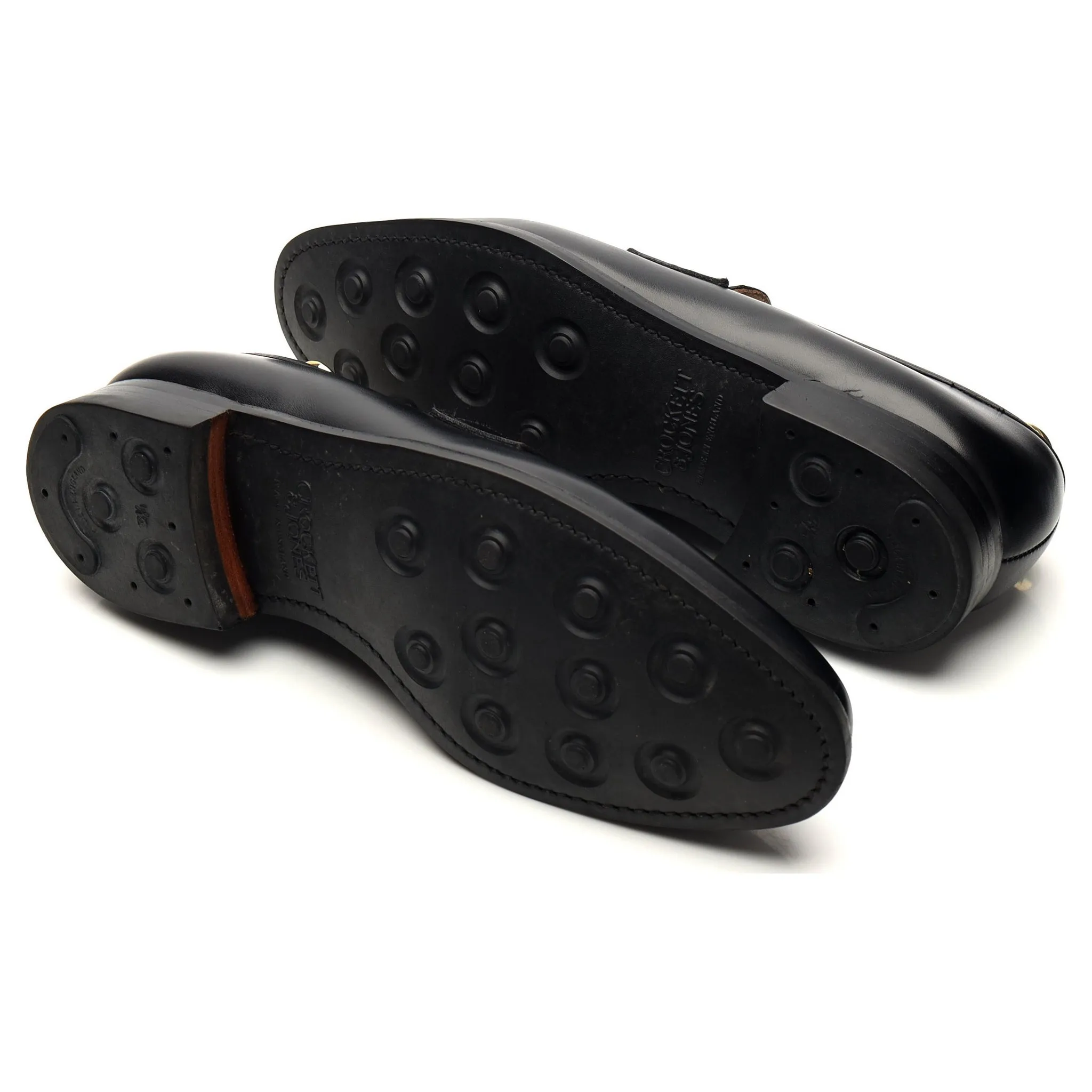 'Sydney' Black Leather Loafer UK 9.5 E