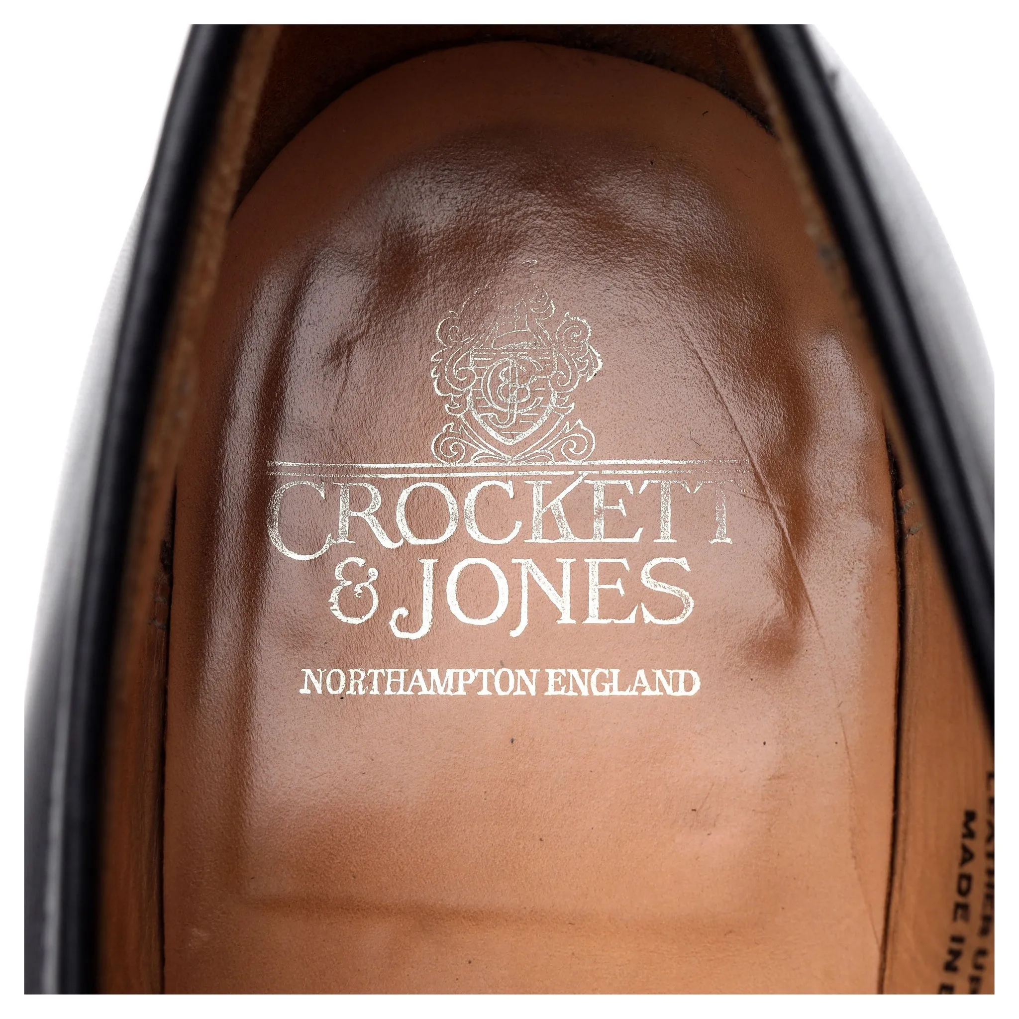 'Sydney' Black Leather Loafer UK 9.5 E