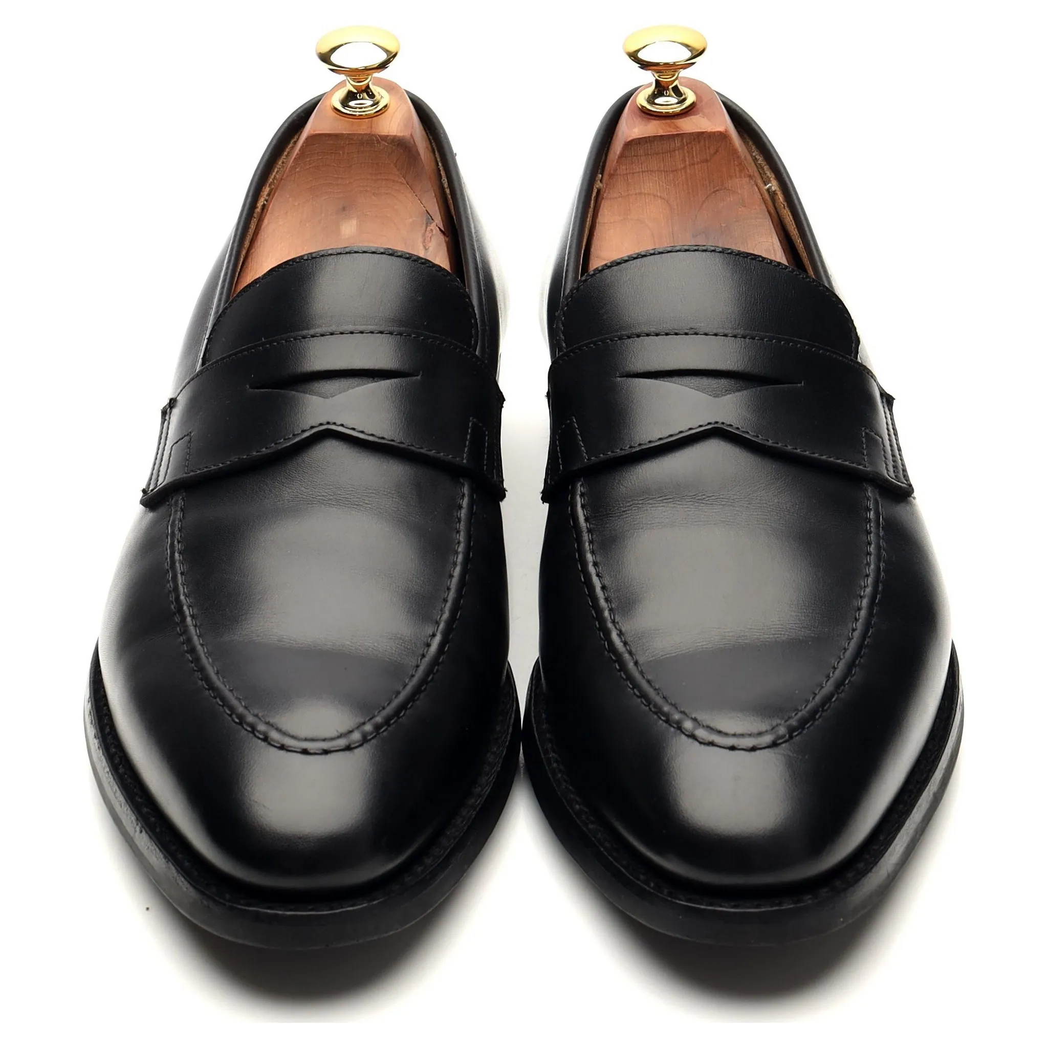 'Sydney' Black Leather Loafer UK 9.5 E