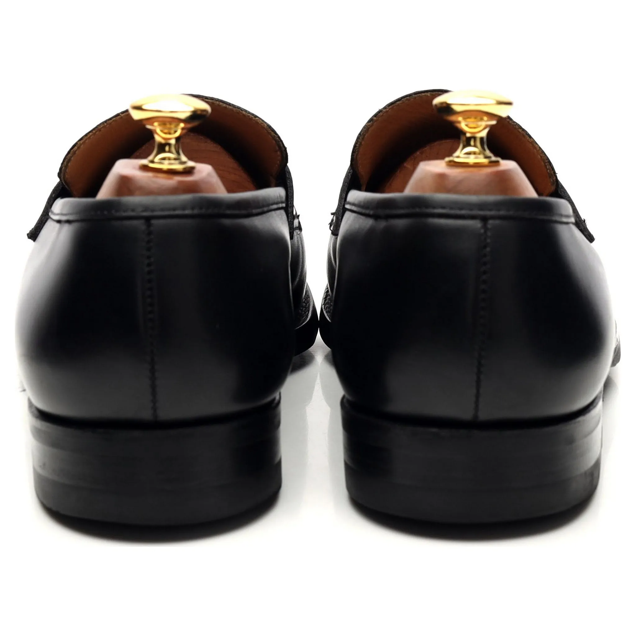 'Sydney' Black Leather Loafer UK 9.5 E