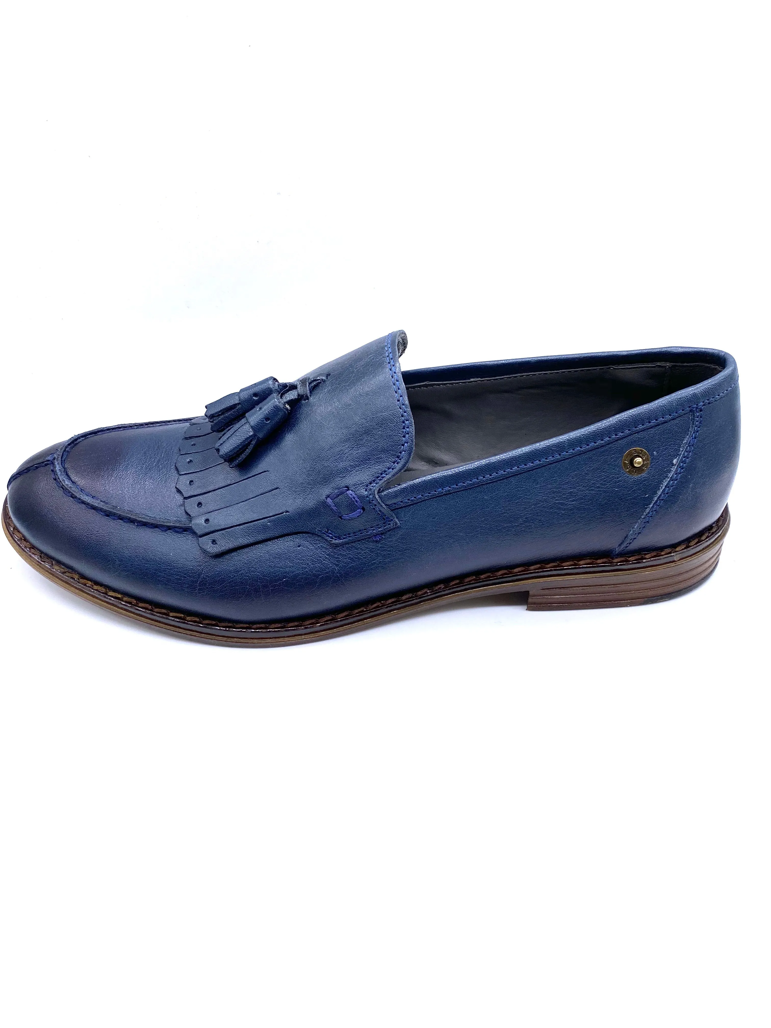 Tassle Loafer Shoe - Navy
