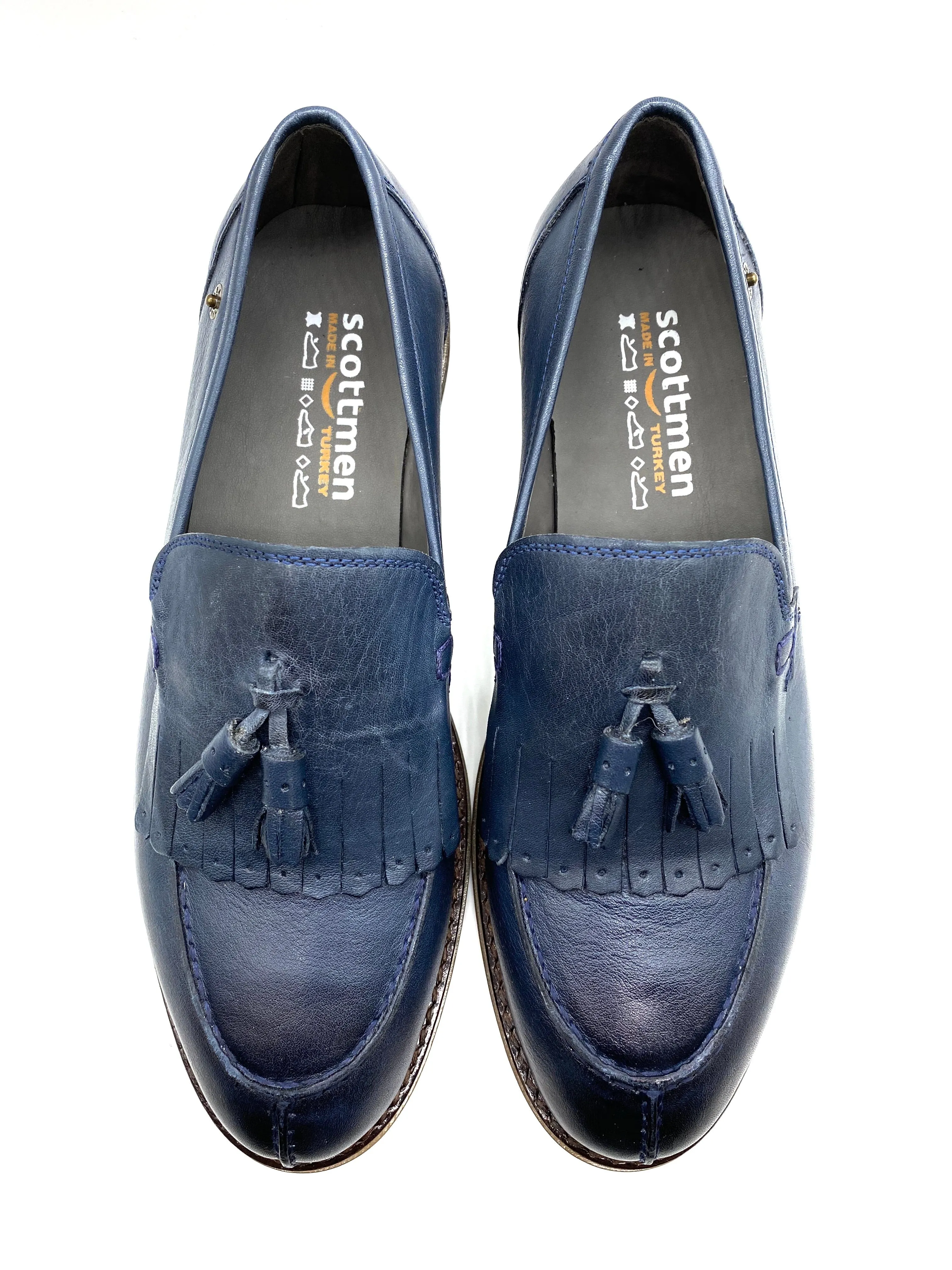 Tassle Loafer Shoe - Navy