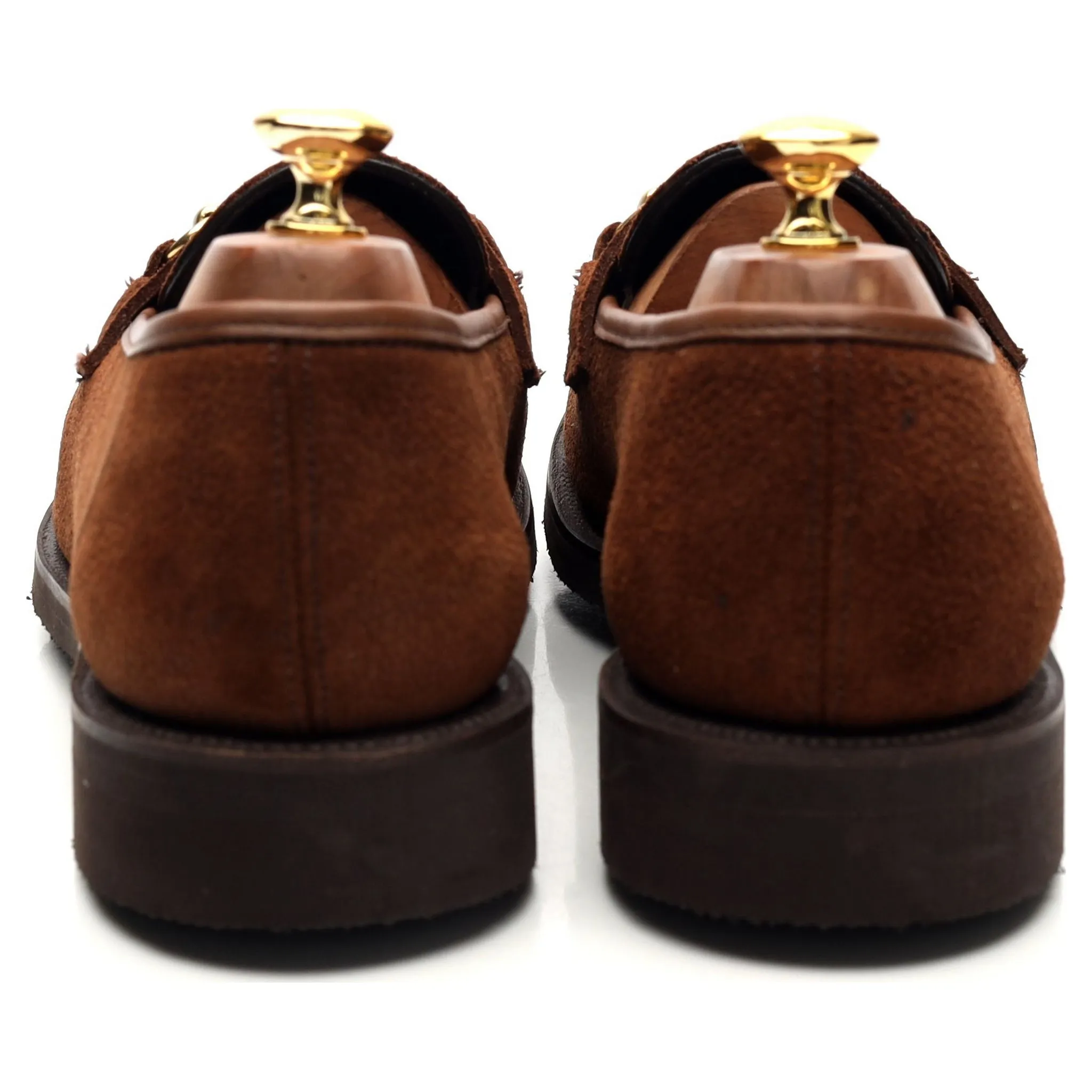 'The Colony' Tan Brown Suede Horse-bit Loafer UK 10 E