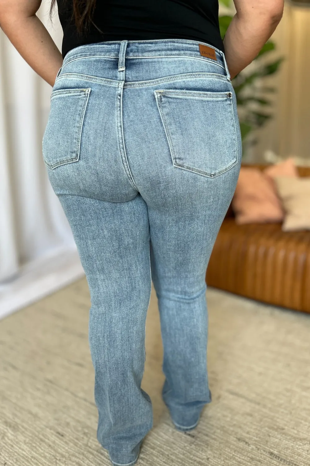 The Madison- Medium Rise Bootcut Judy Blue Jeans