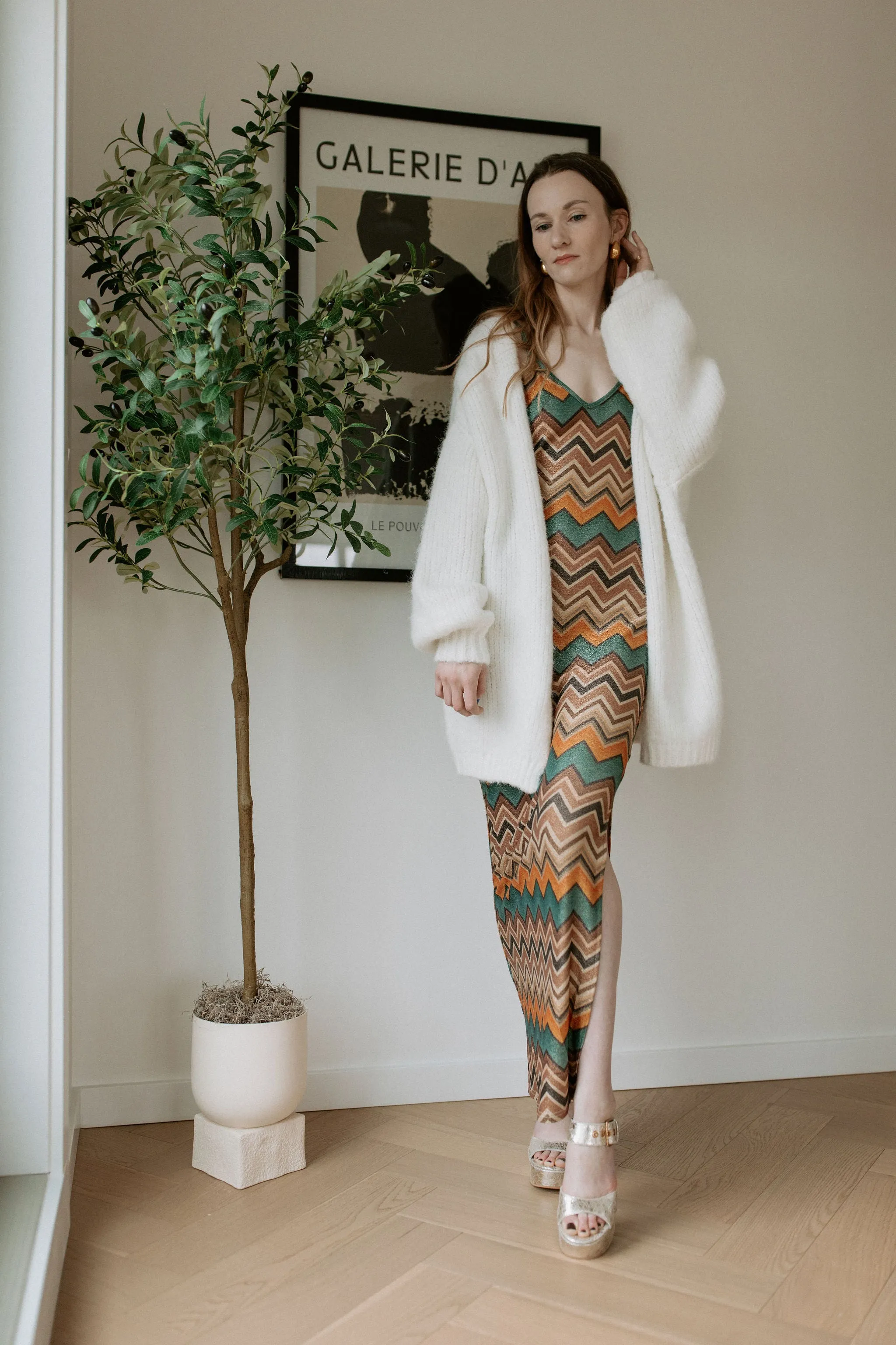 The Marlowe Cardigan - Snow - PLUS