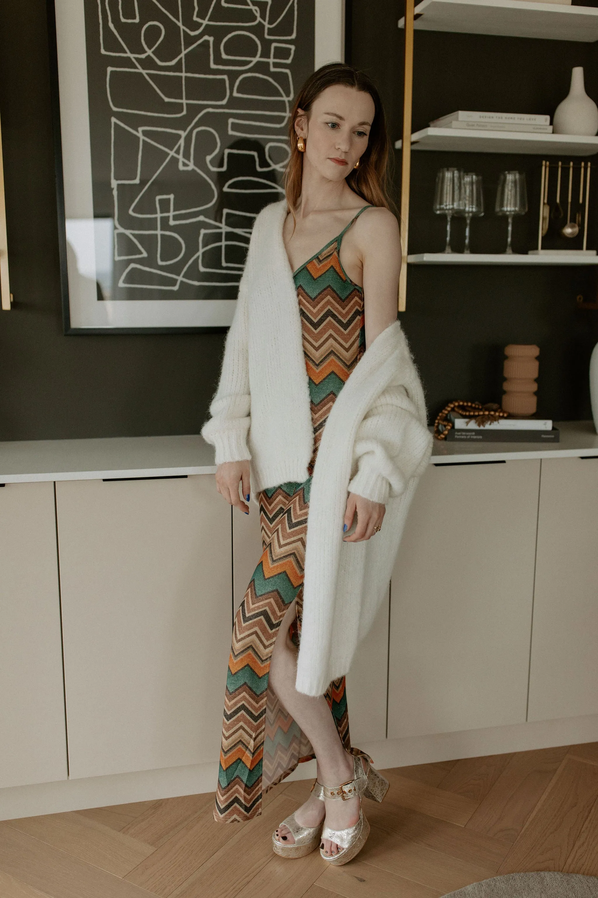 The Marlowe Cardigan - Snow - PLUS