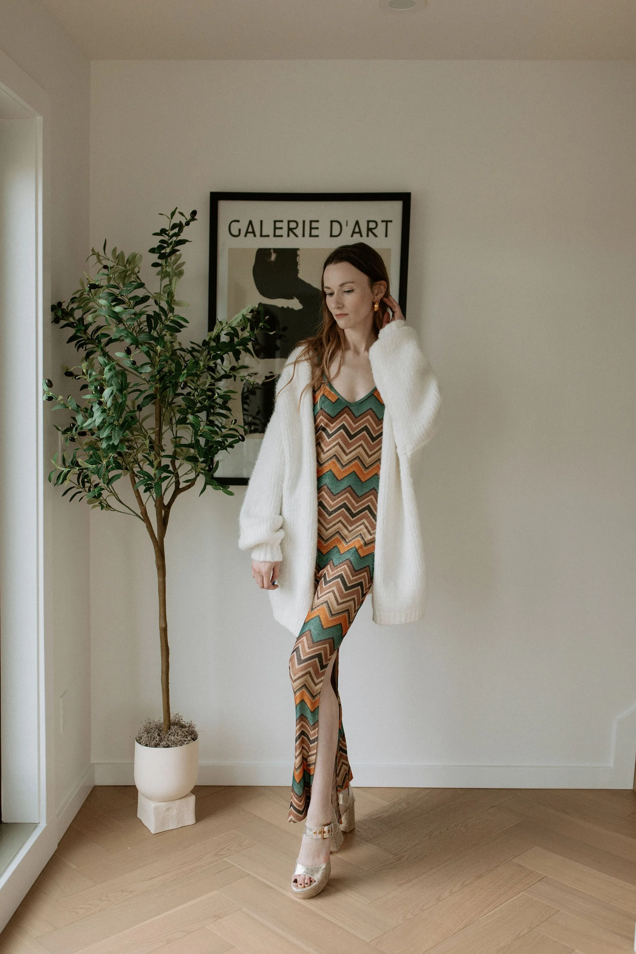 The Marlowe Cardigan - Snow - PLUS