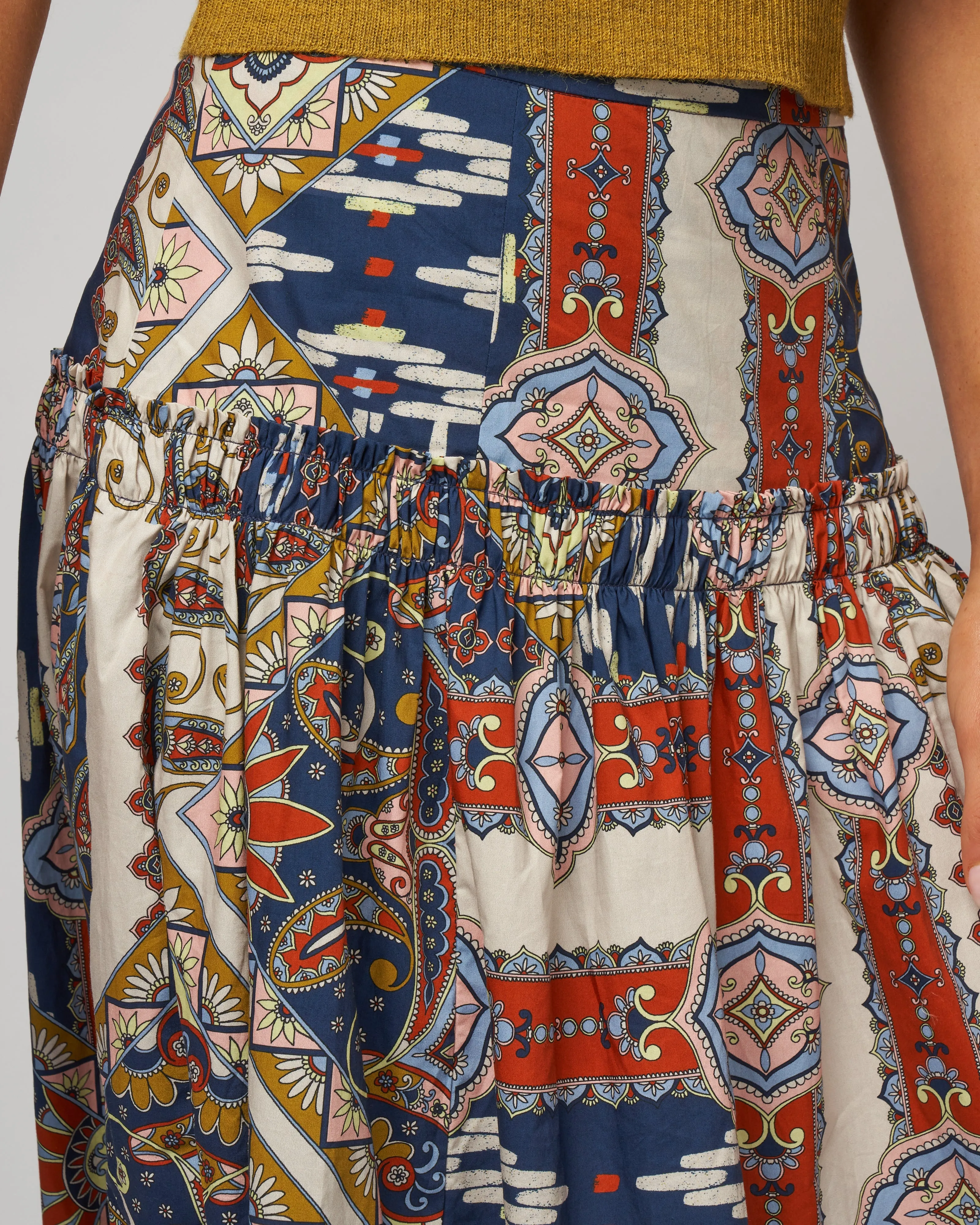 tisbury skirt - pandora patchwork midnight spice