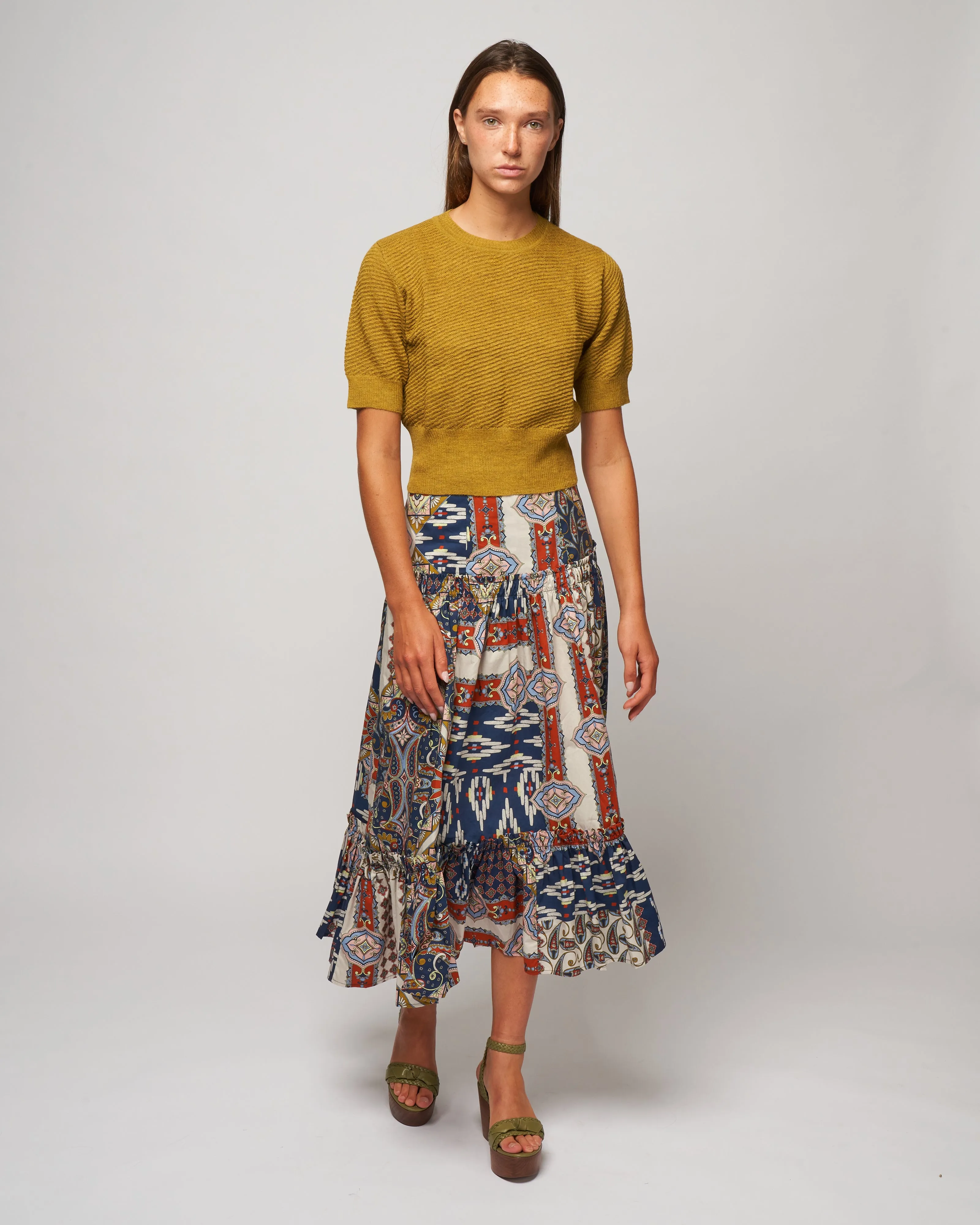 tisbury skirt - pandora patchwork midnight spice