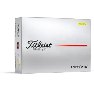Titleist Pro V1x '25 Yellow Dozen
