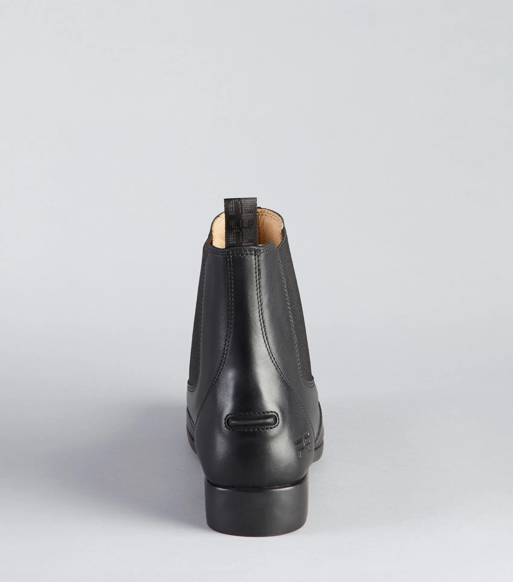 Torlano Leather Chelsea Paddock Boots Black