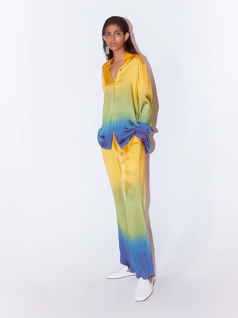 Tropical Leheriya Co-ord Set