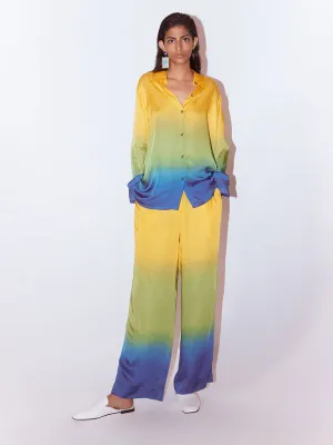 Tropical Leheriya Co-ord Set