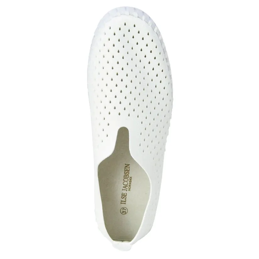 Tulip 3373 Slip on Platform In White