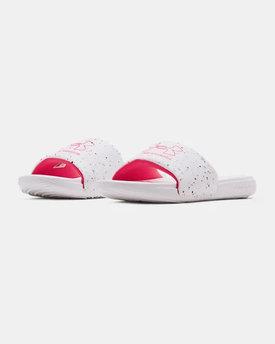 Under Armour Girls' UA Ansa Graphic Slides