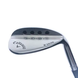 Used Callaway Mack Daddy 4 Chrome Lob Wedge / 58.0 Degrees / Wedge Flex