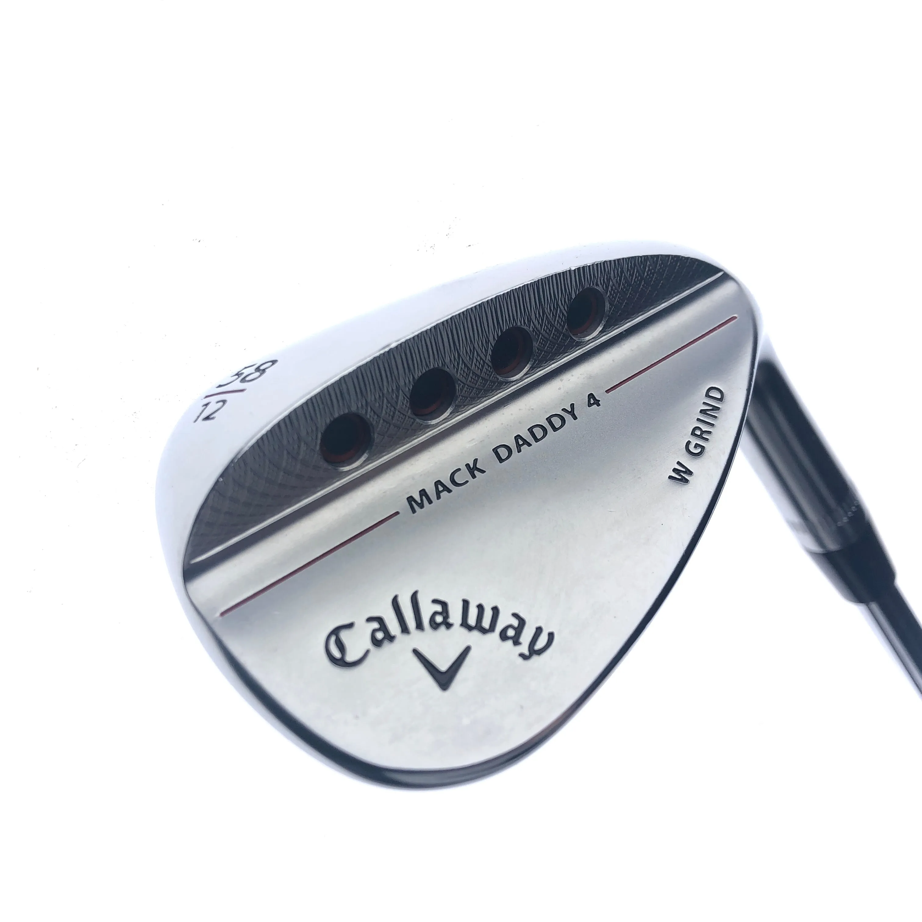 Used Callaway Mack Daddy 4 Chrome Lob Wedge / 58.0 Degrees / Wedge Flex