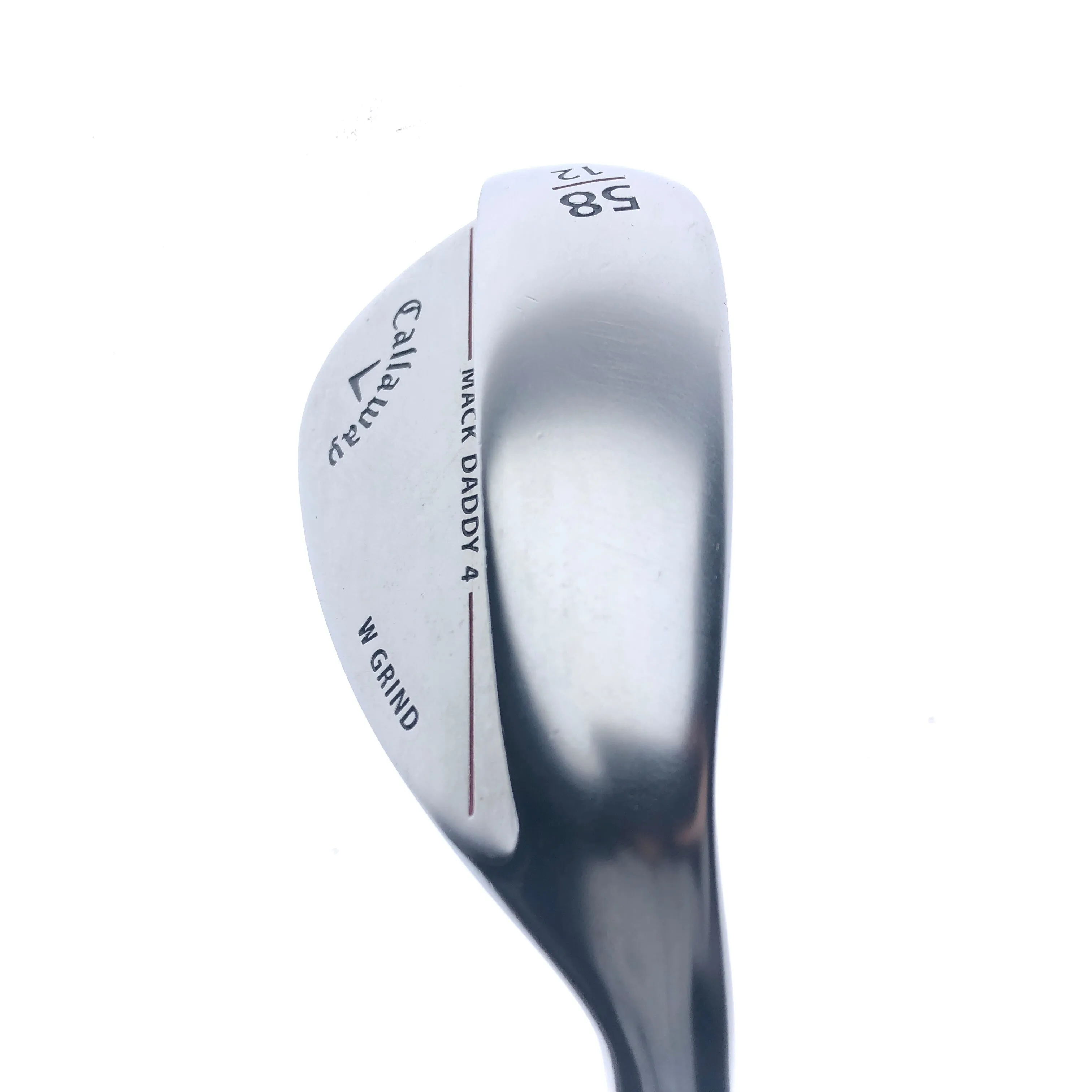Used Callaway Mack Daddy 4 Chrome Lob Wedge / 58.0 Degrees / Wedge Flex