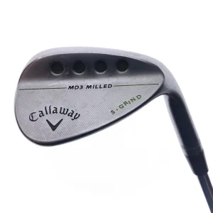 Used Callaway MD3 Milled Chrome Gap Wedge / 52.0 Degrees / Wedge Flex