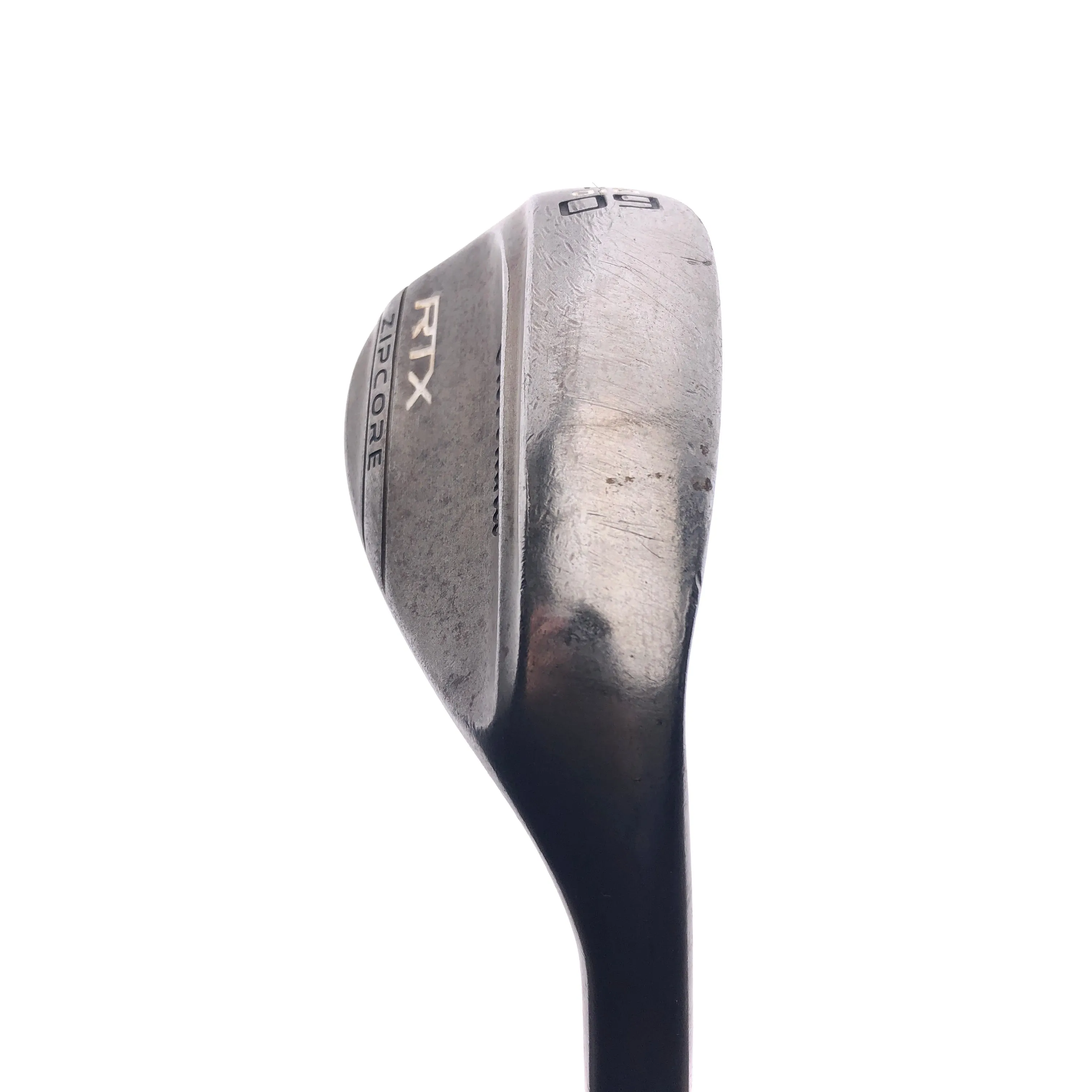 Used Cleveland RTX ZipCore Raw Lob Wedge / 60.0 Degrees / Wedge Flex