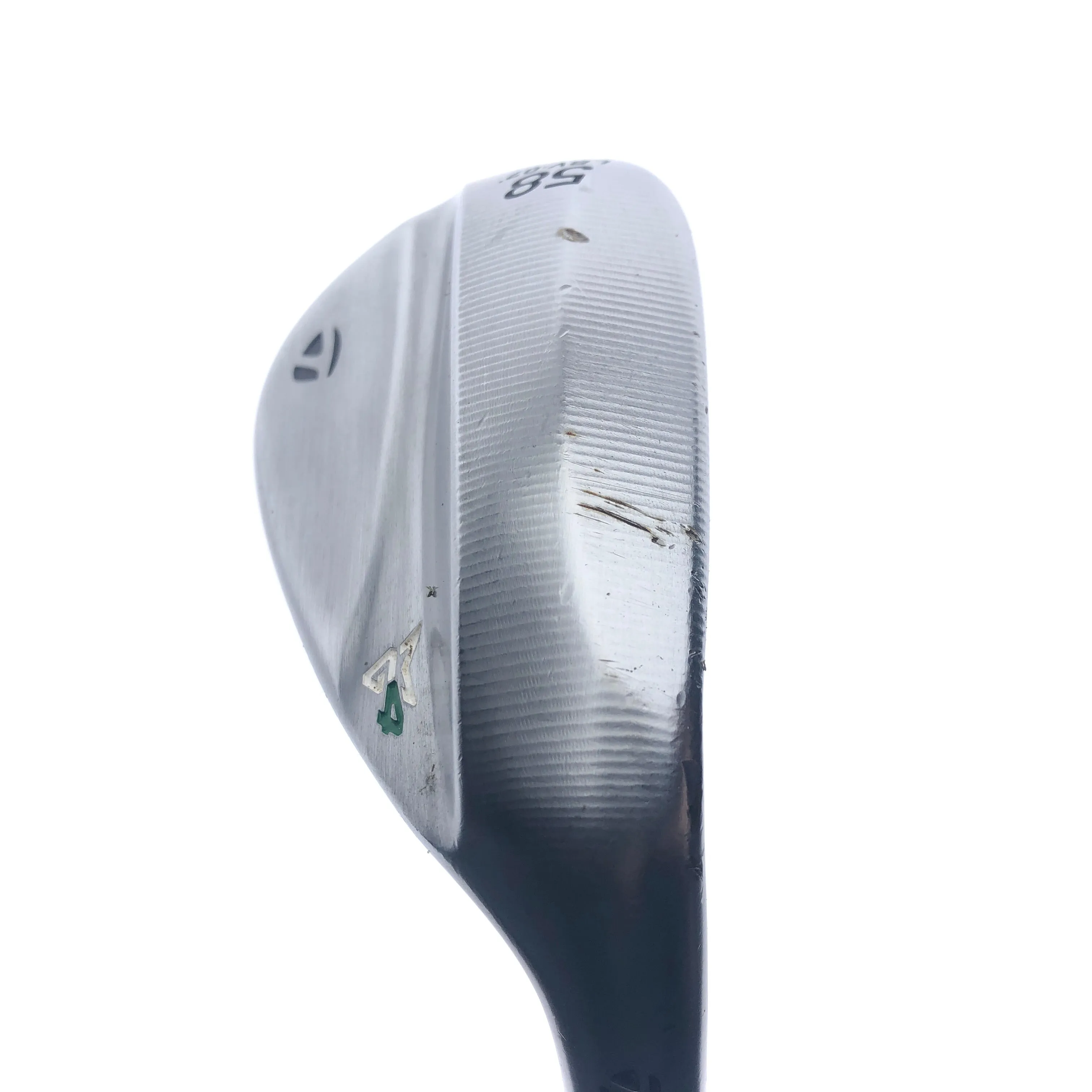 Used TaylorMade Milled Grind 4 Lob Wedge / 58.0 Degrees / Wedge Flex