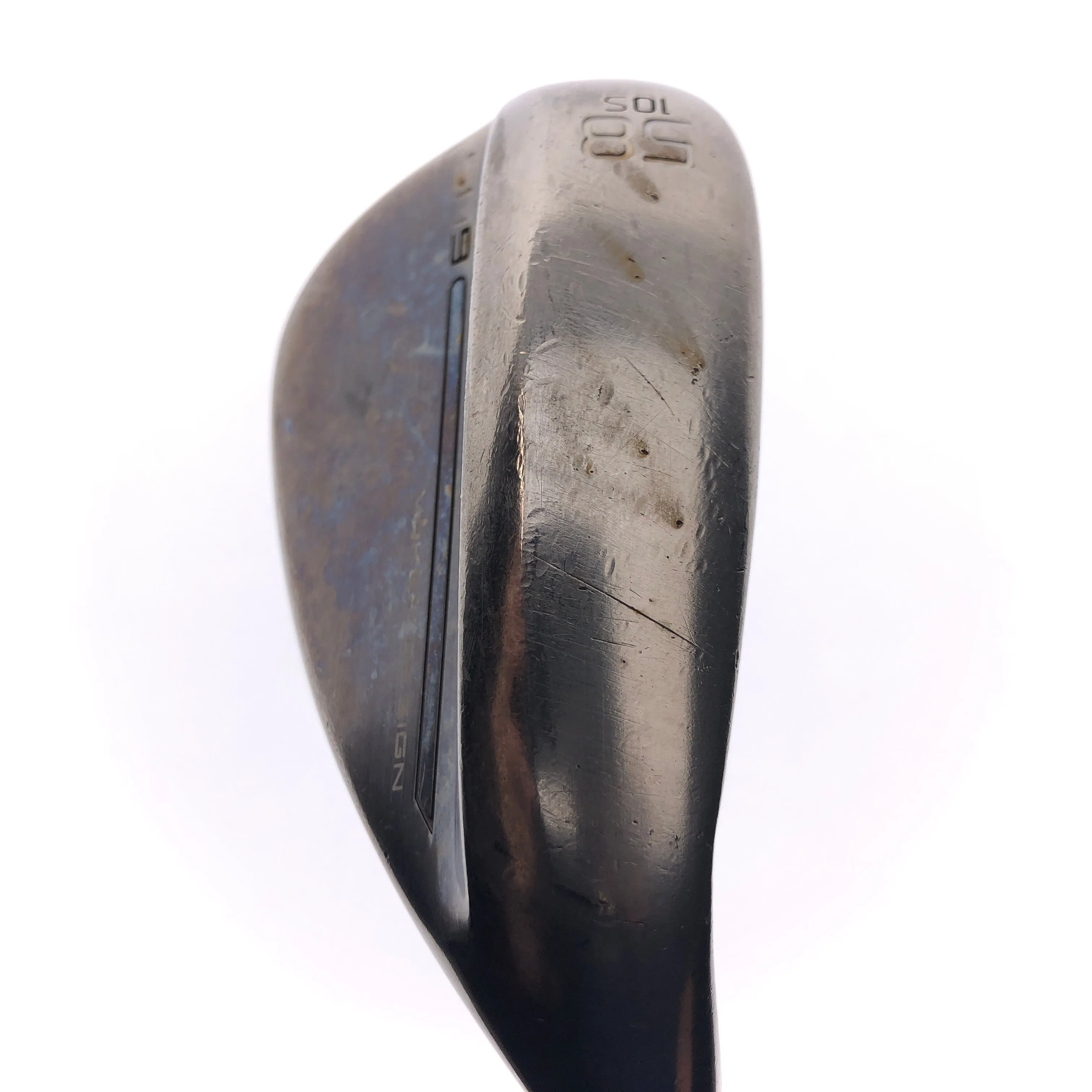 Used Titleist SM9 Brushed Steel Lob Wedge / 58.0 Degrees / Wedge Flex