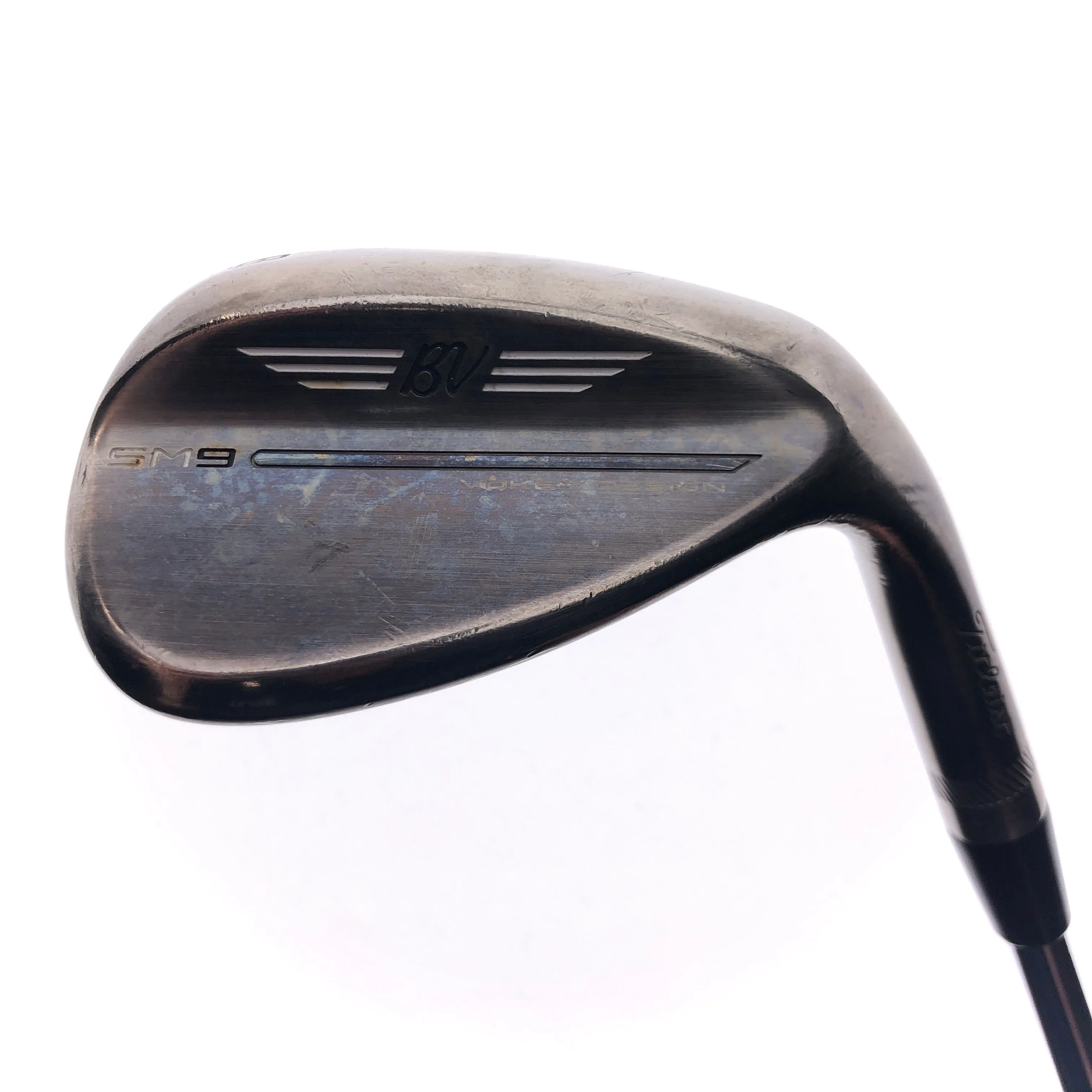 Used Titleist SM9 Brushed Steel Lob Wedge / 58.0 Degrees / Wedge Flex