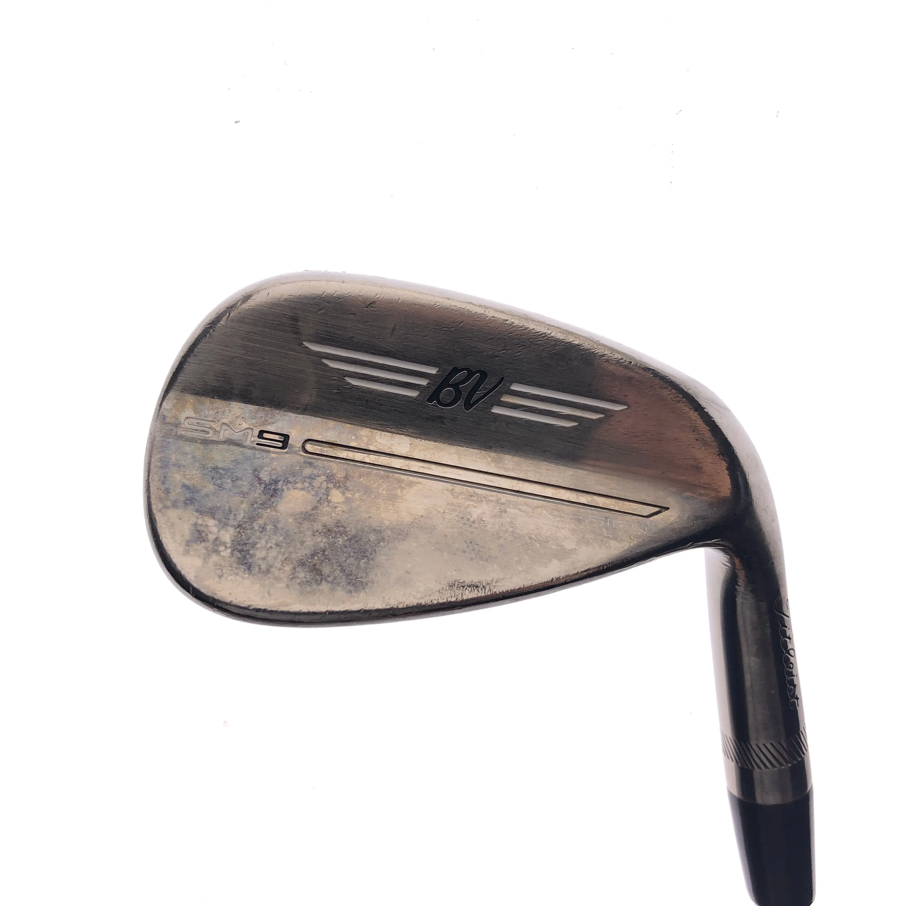Used Titleist SM9 Brushed Steel Pitching Wedge / 46.0 Degrees / Wedge Flex