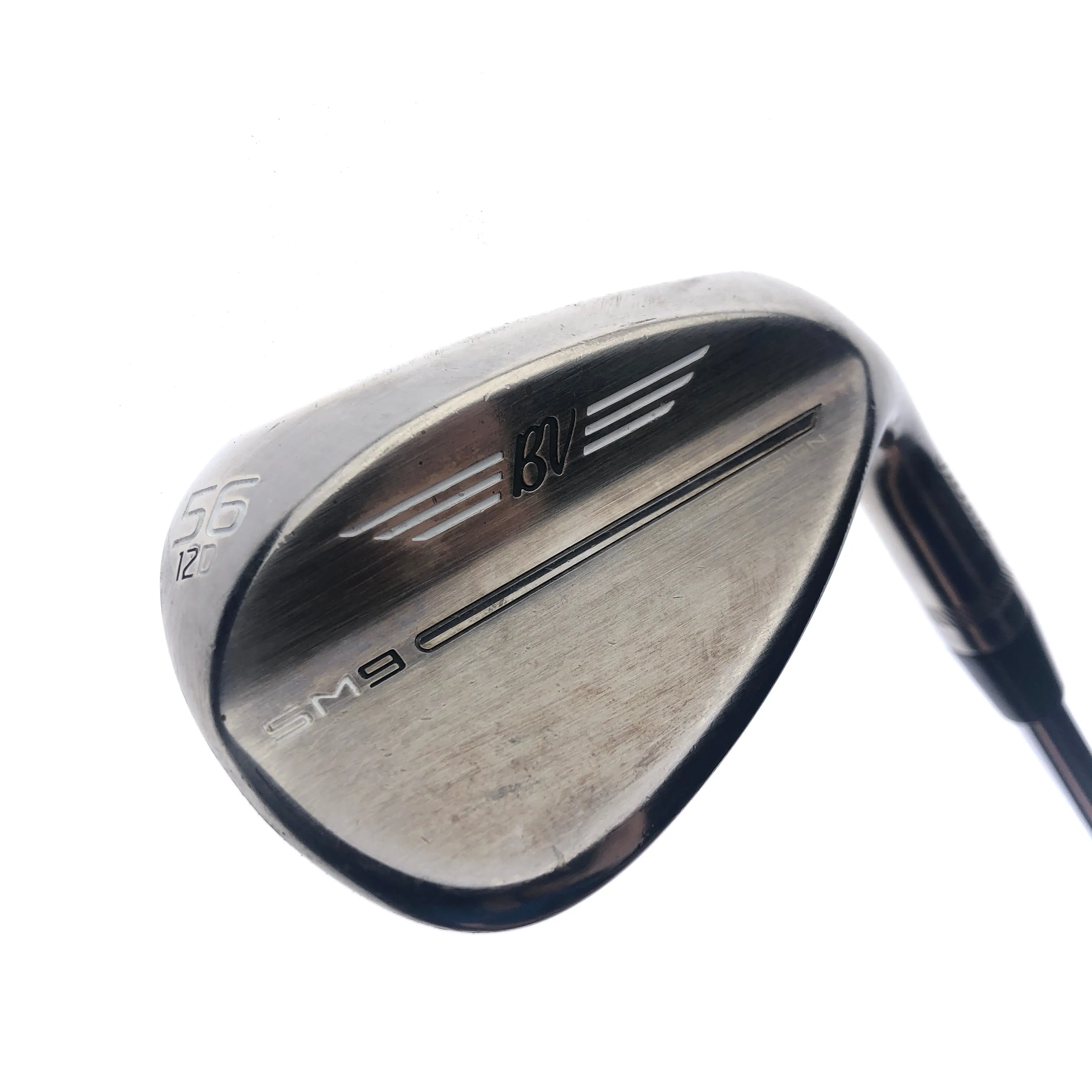 Used Titleist SM9 Brushed Steel Sand Wedge / 56.0 Degrees / Wedge Flex