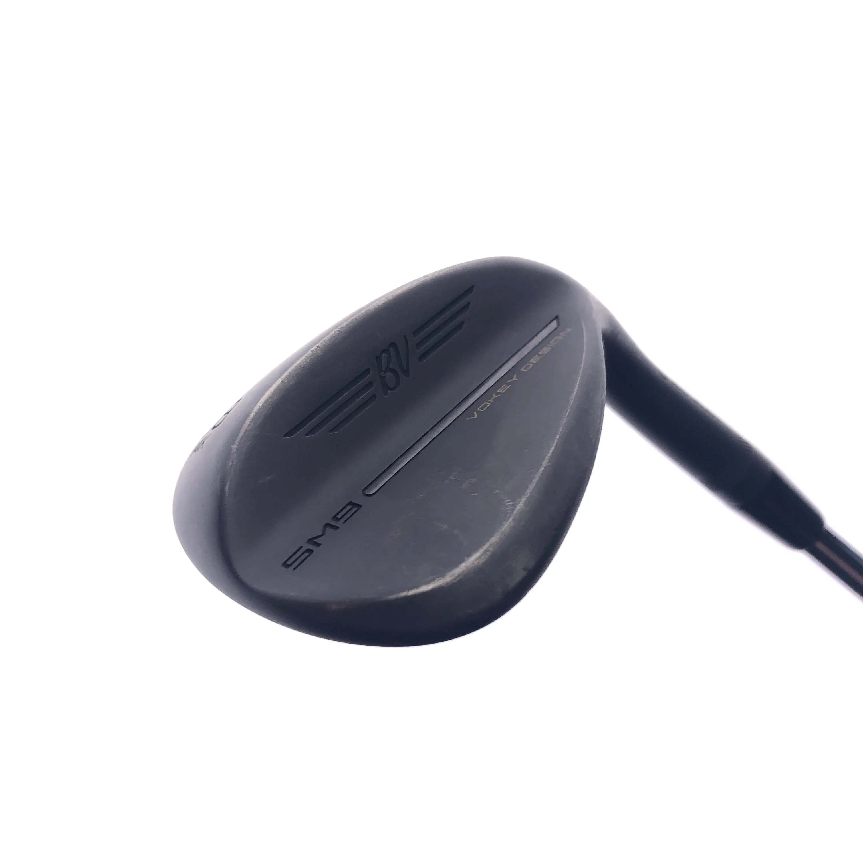 Used Titleist SM9 Jet Black Lob Wedge / 58.0 Degrees / Wedge Flex
