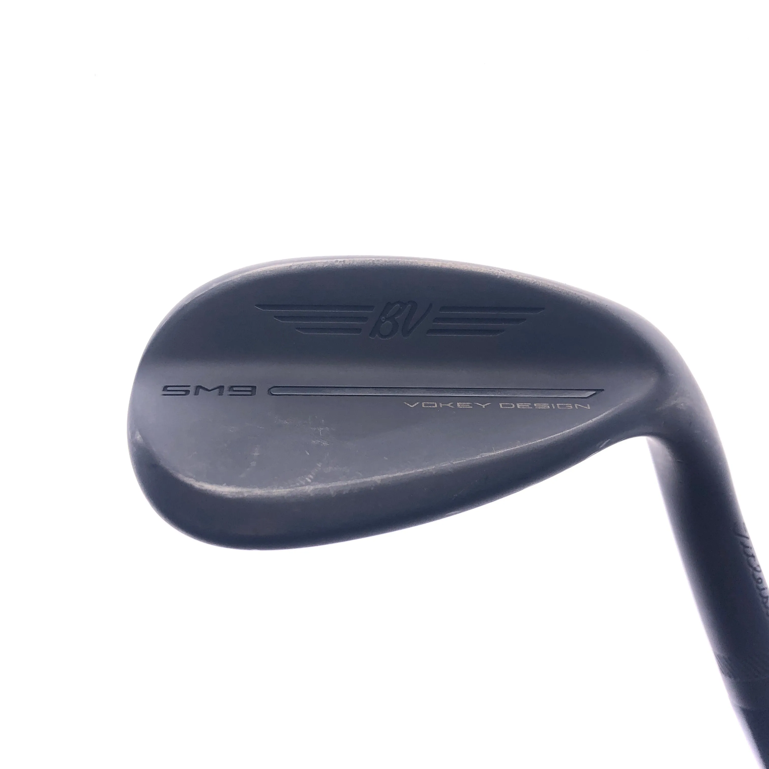 Used Titleist SM9 Jet Black Lob Wedge / 58.0 Degrees / Wedge Flex