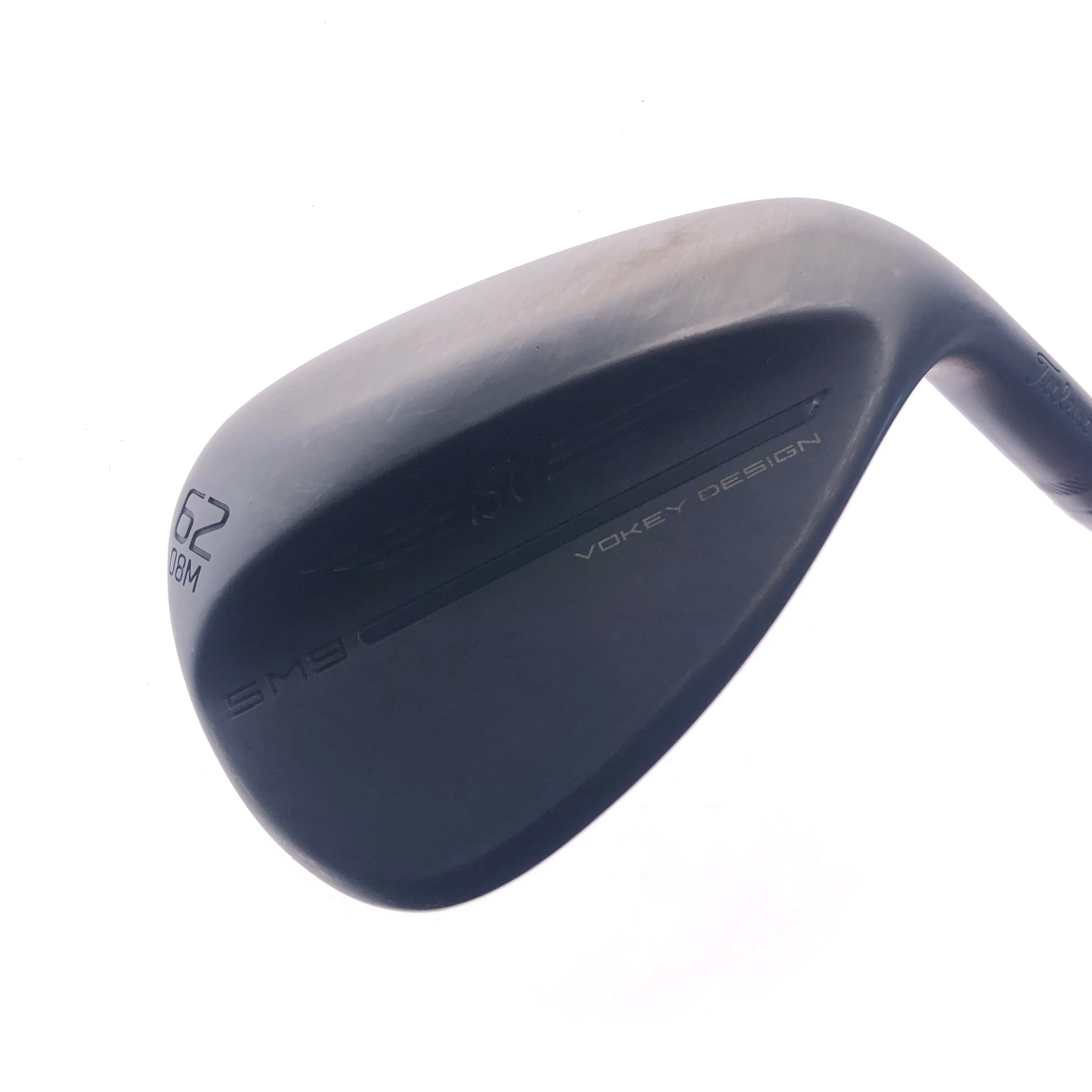 Used Titleist SM9 Jet Black Lob Wedge / 62.0 Degrees / Wedge Flex