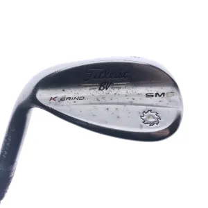 Used Titleist Vokey SM6 Tour Lob Wedge / 60.0 Deg / Wedge Flex / Left-Handed
