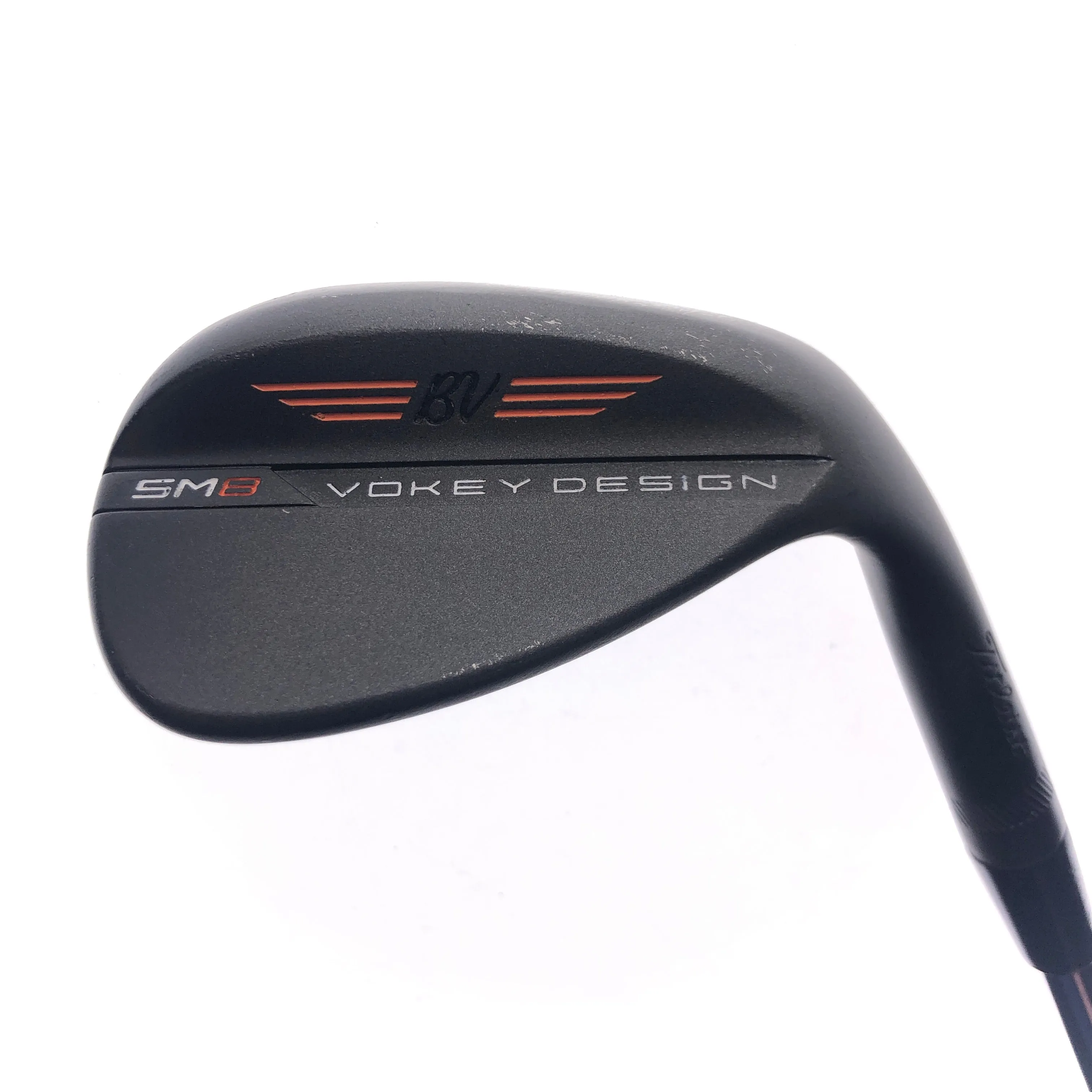 Used Titleist Vokey SM8 Brushed Steel Lob Wedge / 58.0 Degrees / Wedge Flex