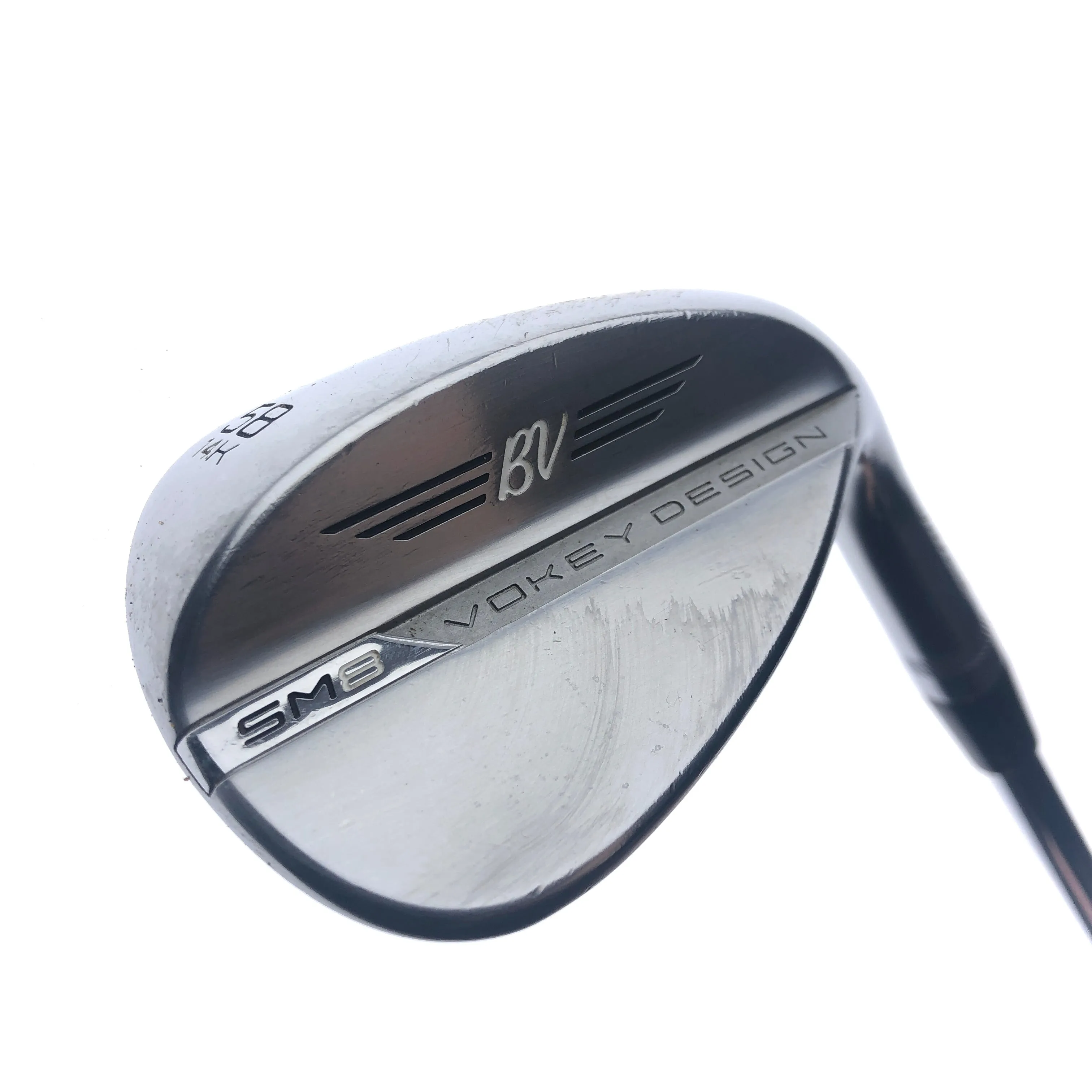 Used Titleist Vokey SM8 Tour Chrome Lob Wedge / 58.0 Degrees / Wedge Flex