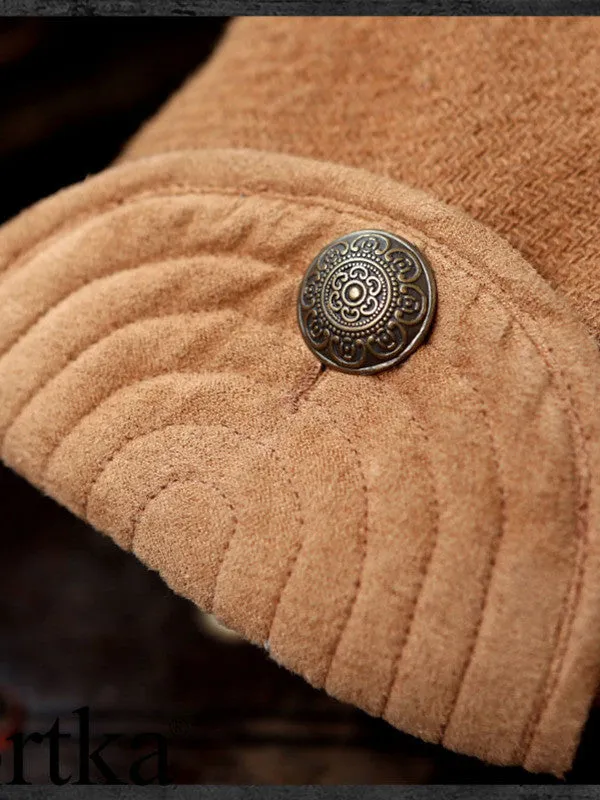 vintage military heroine brown coat