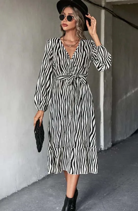 Wild Queen Leopard Midi Dress