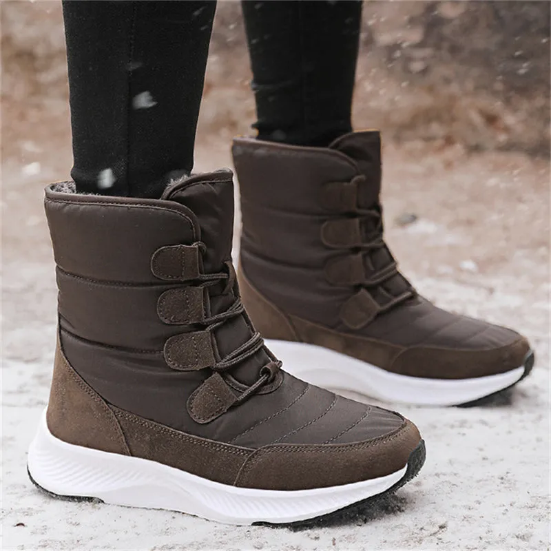 Winter Super Warm Non-Slip Thick Sole Women Cotton Snow Boots