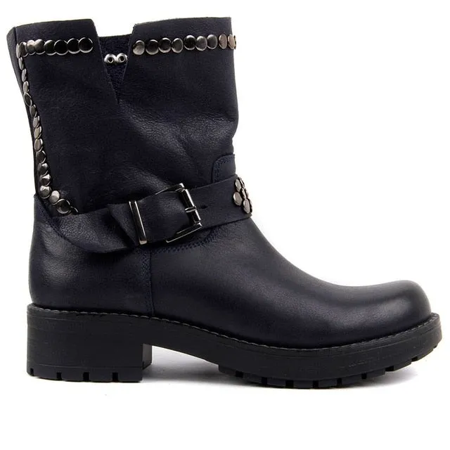 Women Suede Vintage Boots Genuine Leather Women Boots Wedge Autumn Winter 2019 Hot New Boots Shoes Woman Fashion Ladies Shoes Casual Female Ankle Boots Made in Turkey zapatos de mujer