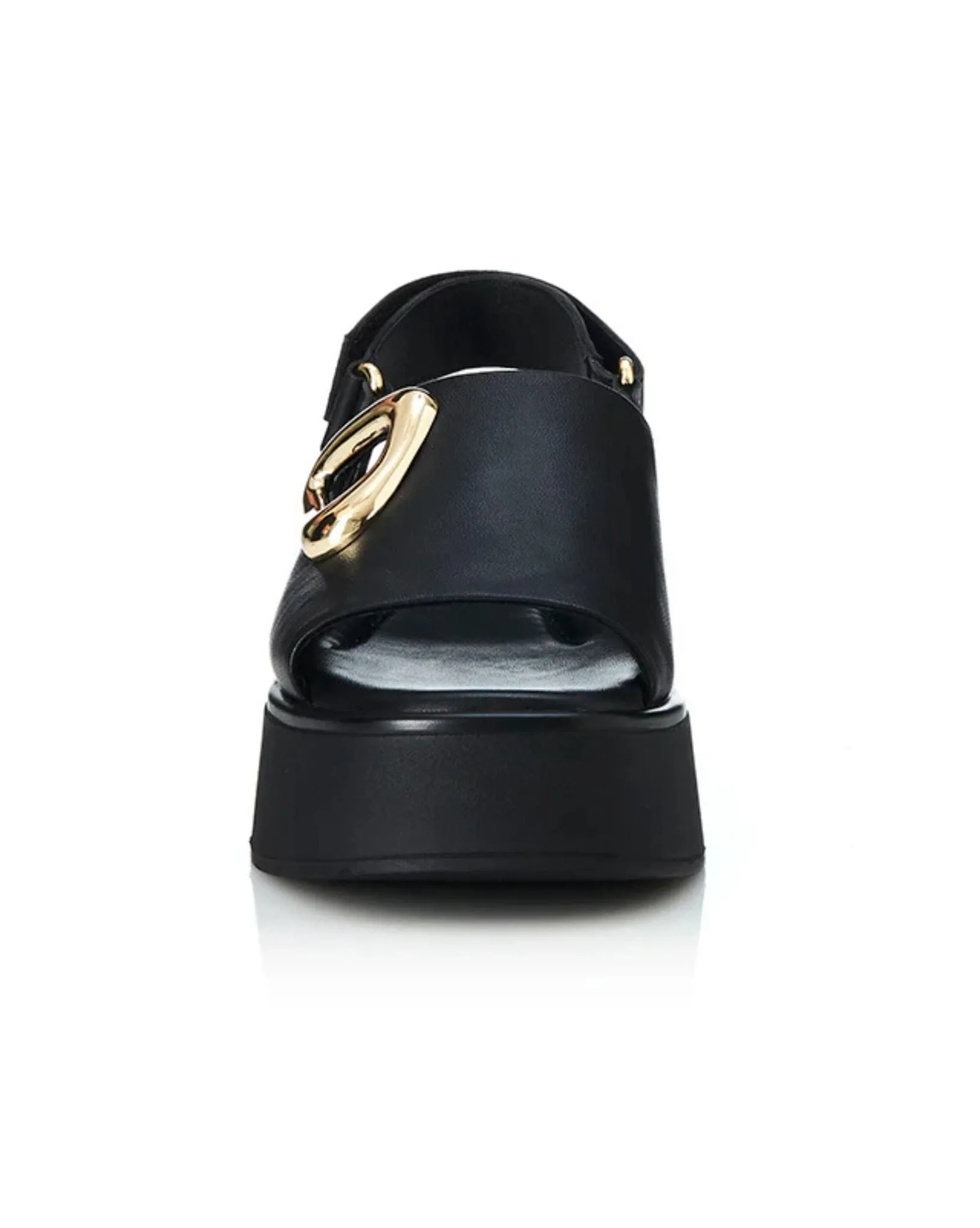 Womens Atlanta Shoe - Black Leather