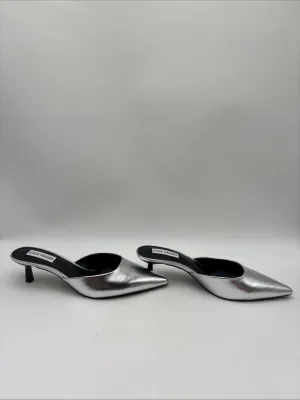 Women’s Steve Madden Mayven Flatform Sandals Silver Size 9.5 - Very Good
