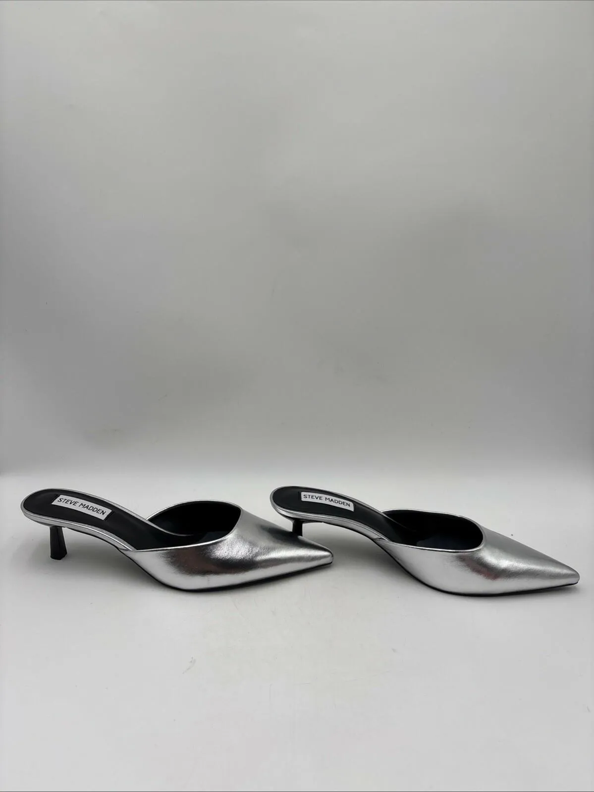 Women’s Steve Madden Mayven Flatform Sandals Silver Size 9.5 - Very Good