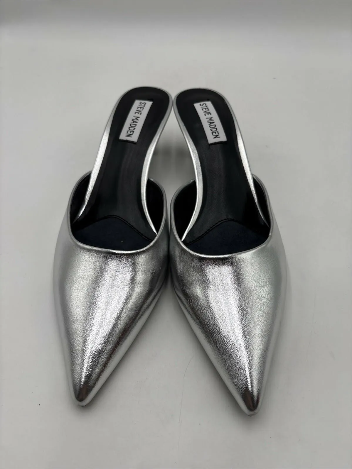 Women’s Steve Madden Mayven Flatform Sandals Silver Size 9.5 - Very Good
